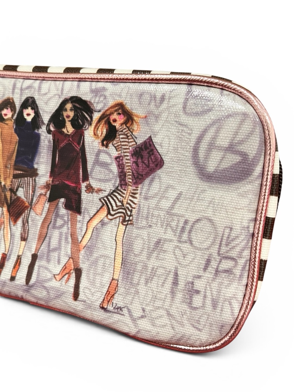 Henri Bendel RARE Graffiti Models Jewelry Travel Case NWOT - Picture 7 of 11